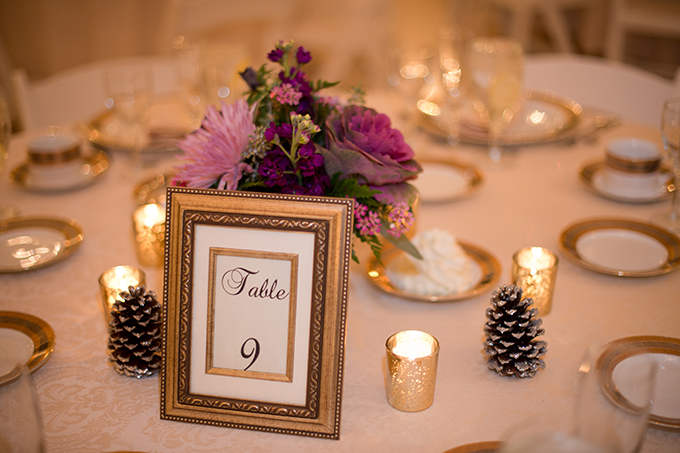 Pink and Gold Glam Winter Wedding