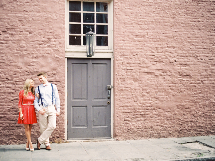 Elise & Chet | Preppy Engagement Photos in New Orleans