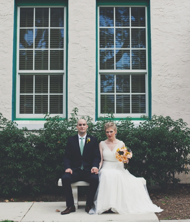 Eclectic & Chic Navy and Yellow Wedding