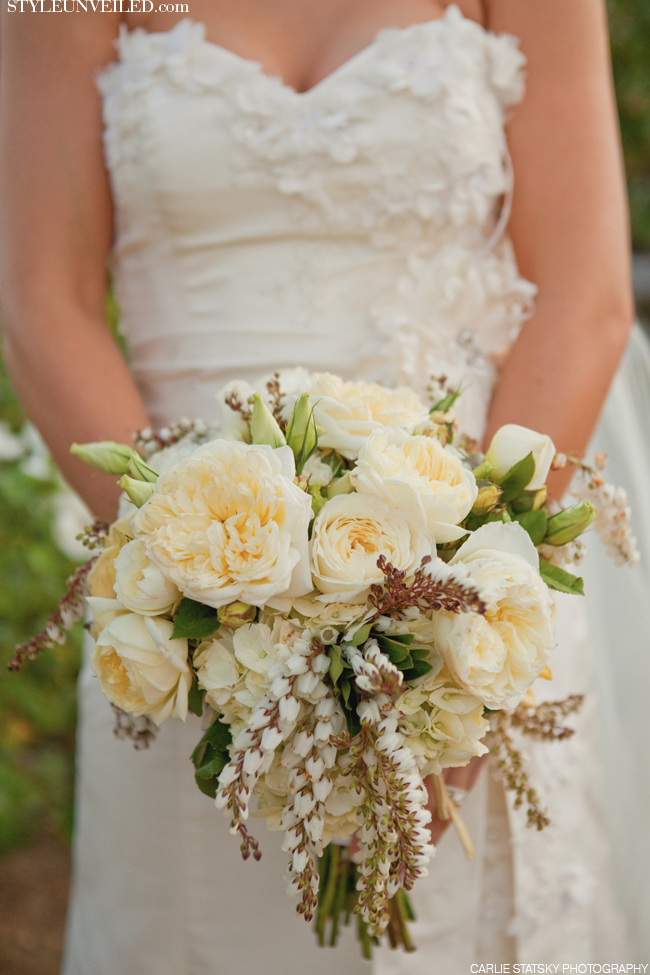 Yellow and White Rustic Styled Bridal Bouquet