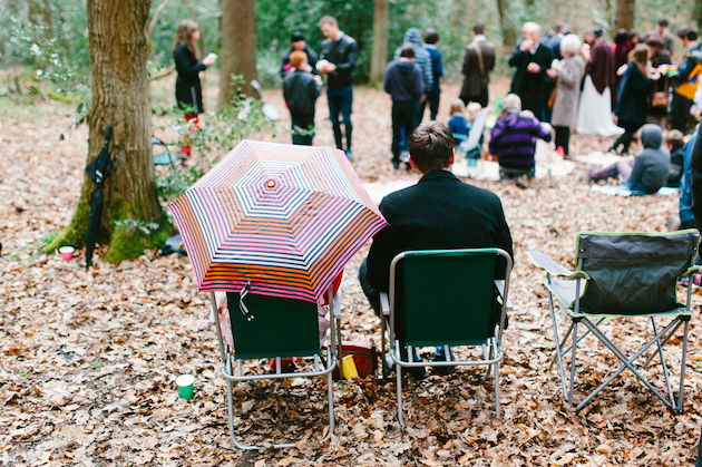 Intimate Handfasting Wedding Ceremony In The Woods