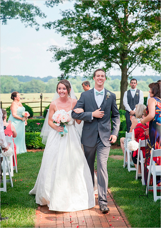 Red Barn Wedding With Fresh White Details