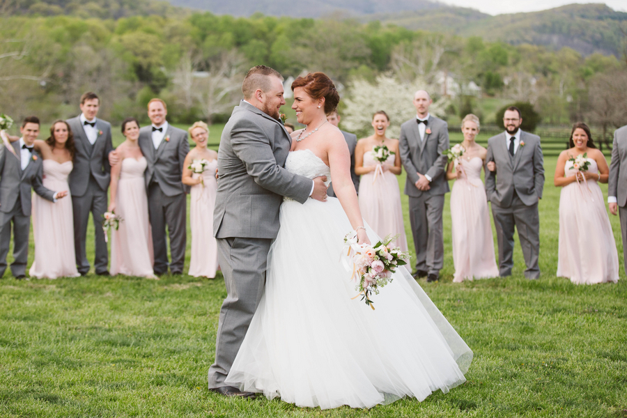 A Rustic Blush, Gold and Champange Wedding by A Muse Photography