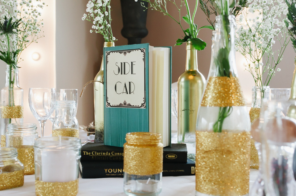 A 1920s Speakeasy Inspired Wedding for A Bridal Designer and her Beau