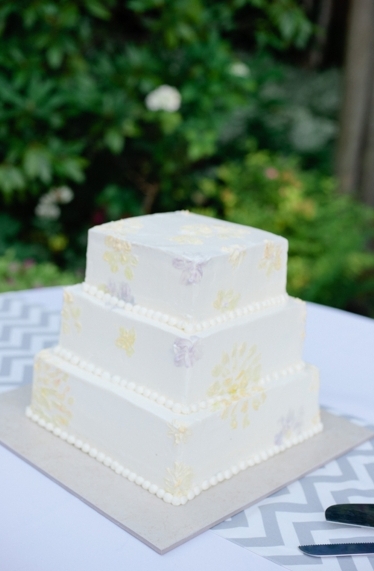 Handmade White, Gray & Yellow Wedding