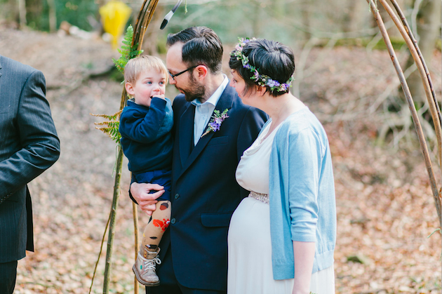 Intimate Handfasting Wedding Ceremony In The Woods