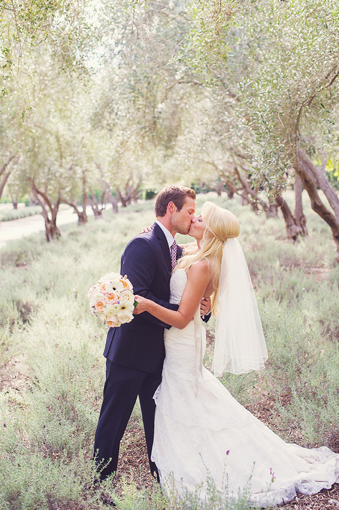 Intimate Pink and Navy Wedding
