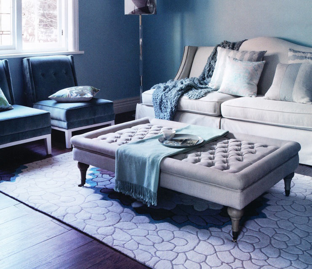 Tufted + Touches of Blue