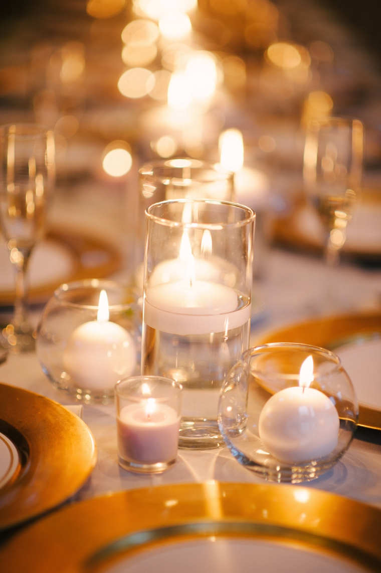 Simple and Elegant Candlelit Wedding