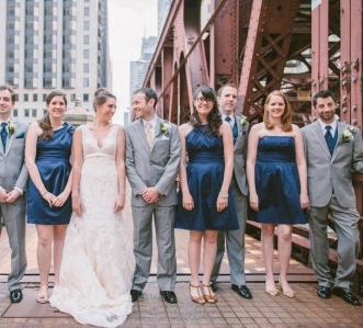 real wedding: keith + elizabeth  chicago, il