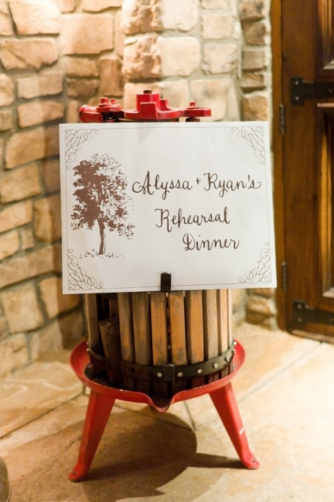 Inspired by This Wine Cellar Rehearsal Dinner