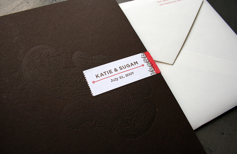 Indian Wedding Invitations by Studio On Fire