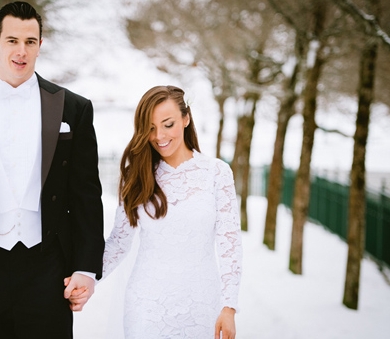 Alex and Phillipes Austrian Winter Wedding