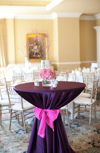 Purple and Pink Elegant North Carolina Wedding