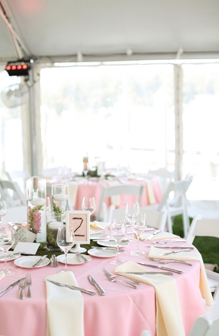 A Pink and Gray Southern Coastal Wedding