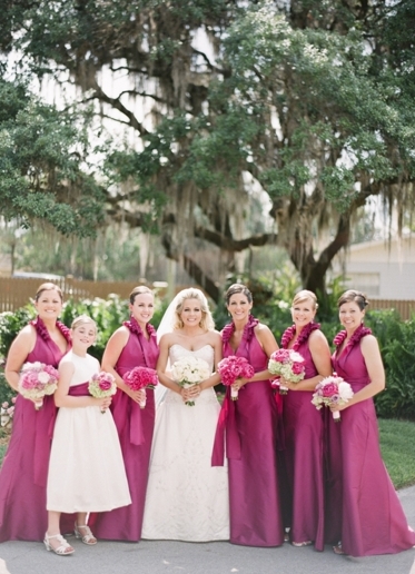 Pink and Green Garden-Inspired Wedding