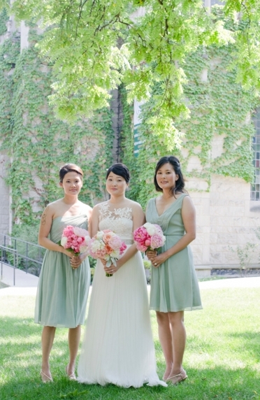 Classic Pink and Peach Chicago Wedding