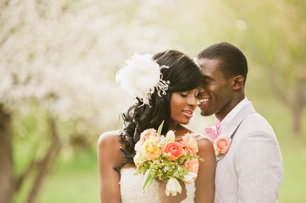 Preppy Styled Shoot Featuring African American Couple by David Newkirk