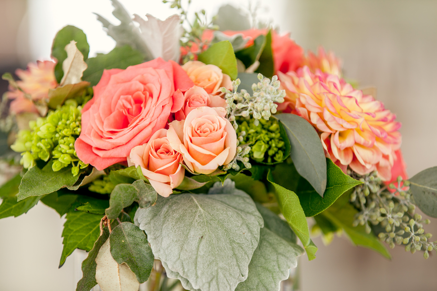 A Mint and Coral Wedding at Summerfield Farms