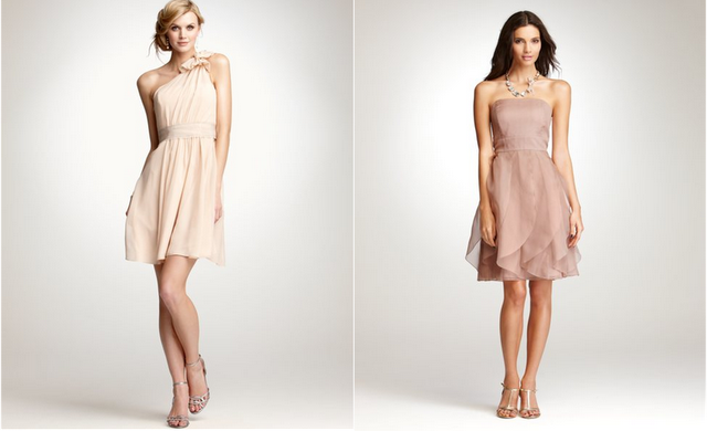 Soft & Pretty: Rustic Chic Looks for your Bridesmaids Dresses from Dessy Group, J. Crew, and Shop Ruche