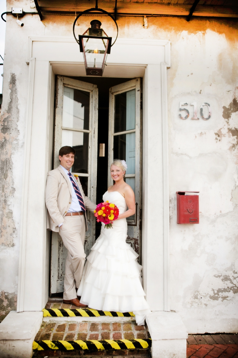 A Colorful New Orleans Garden Wedding