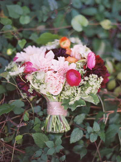 Bouquet Friday - Dahlias and Garden Roses