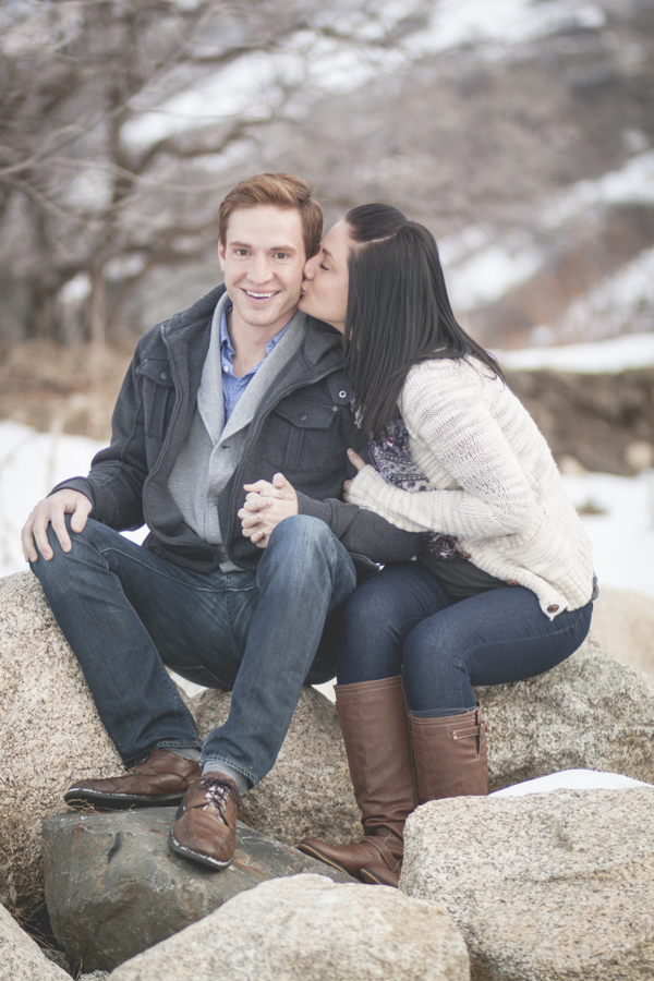 Inspired by This Dreamy Snow Filled Engagement