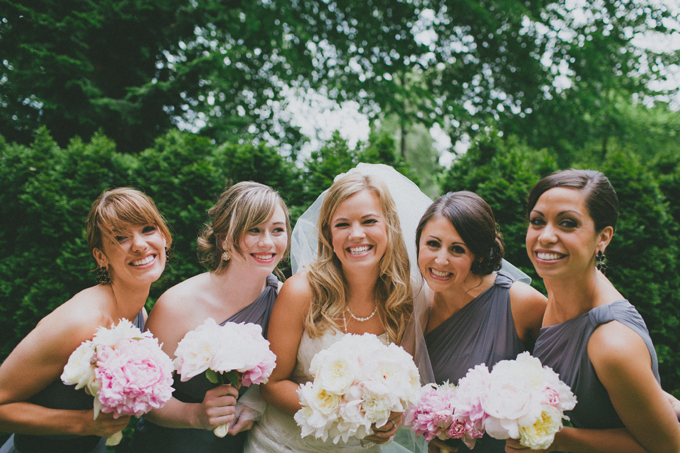 A Classic Gray and Blush Seattle Wedding