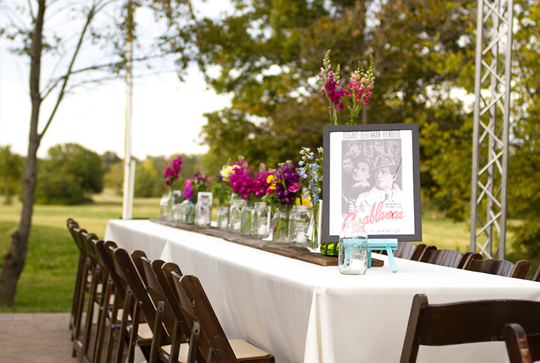 Eclectic Colorful Movie Inspired Tennessee Wedding