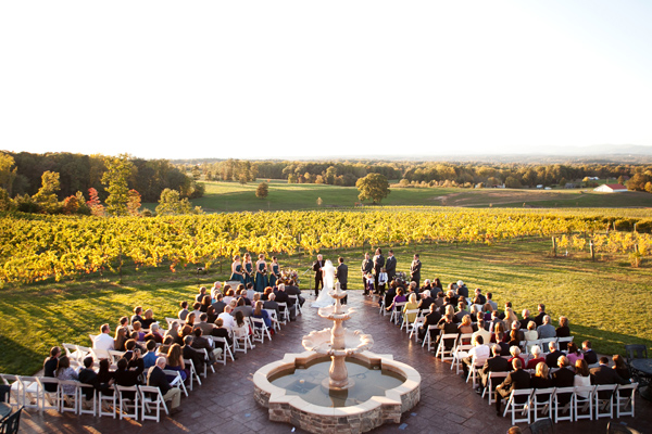 Fall Vineyard Wedding by Nancy Ray + Rebecca Rose Events