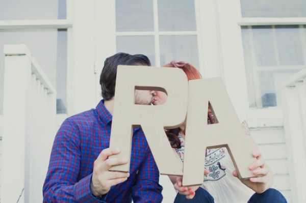 A Charming and Playful Engagement Shoot: Too Cool For School