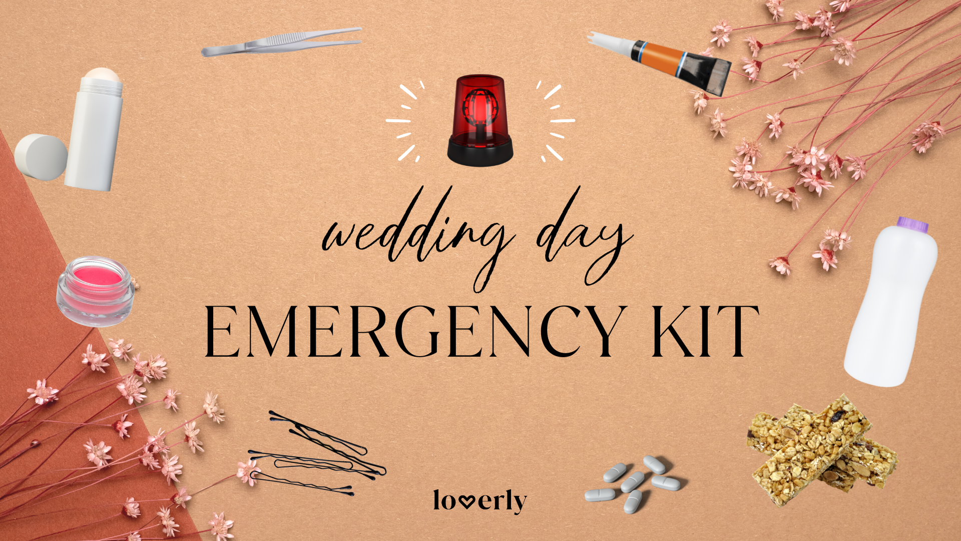 33 Things to Definitely Include in Your Bridal Emergency Kit for Your Wedding Day