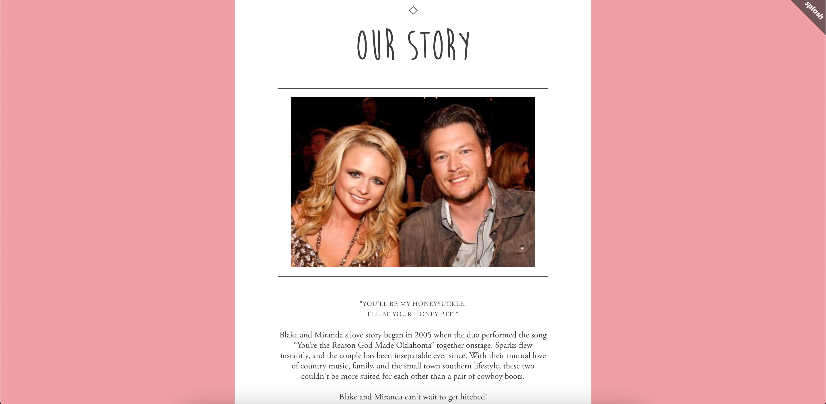 Blake & Miranda's Website