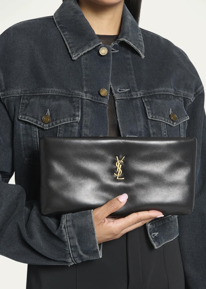 Calypso Ziptop YSL Clutch Bag Image 1