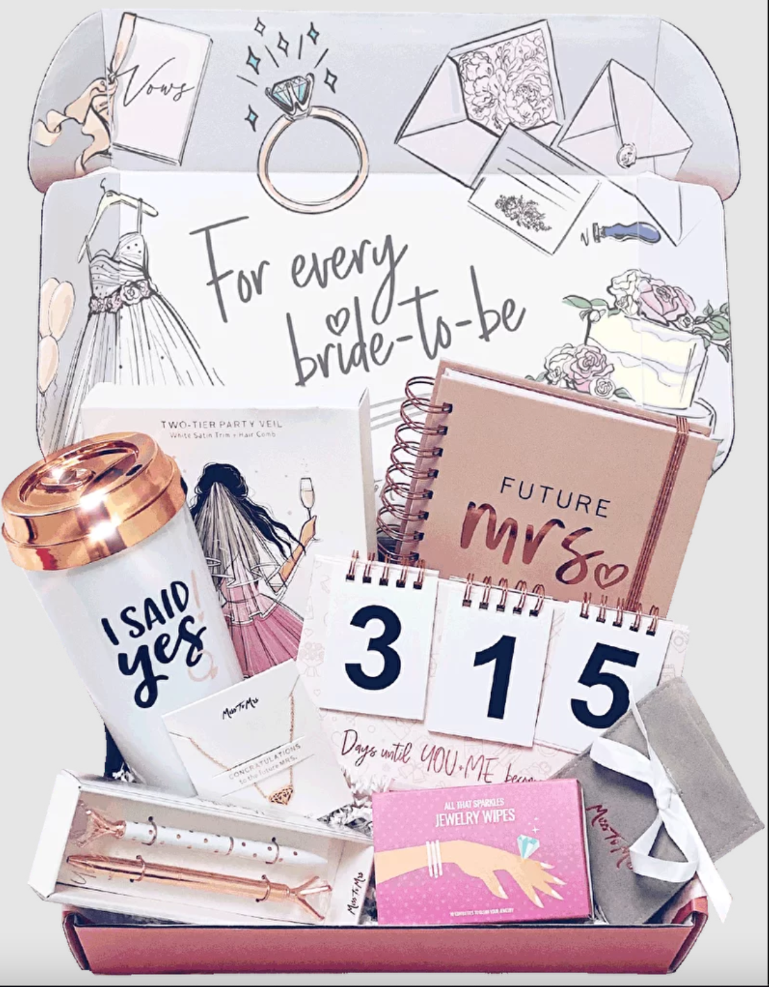 Miss to Mrs. Bride-to-be Subscription Box&nbsp;via Miss to Mrs.