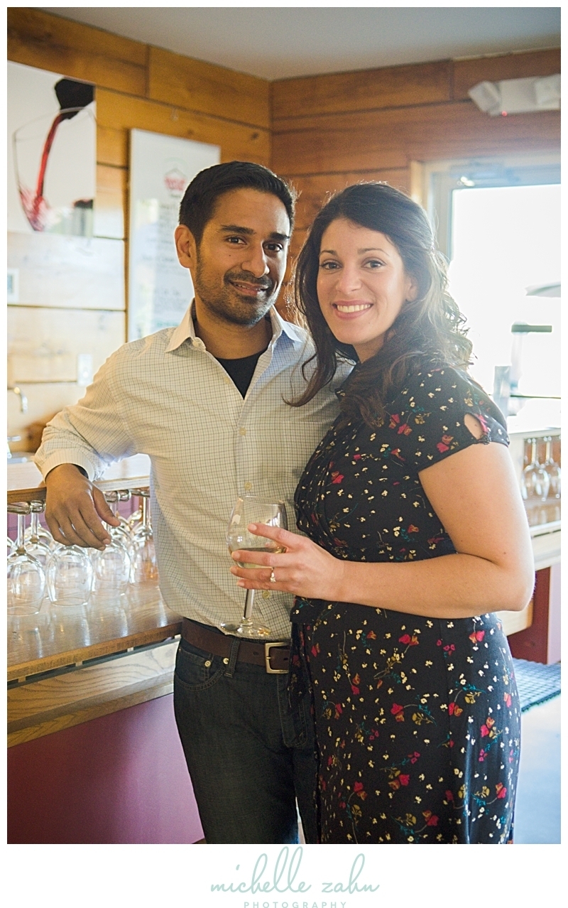 Engagement: Wine & Yoga in Dickerson, MD