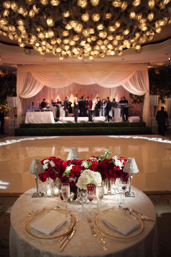 Beverly Hills Hotel- Red and White Wedding
