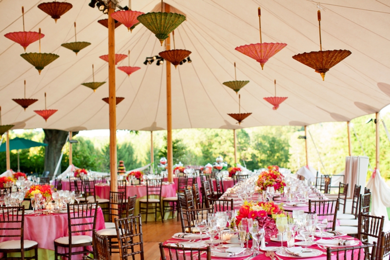 Eclectic Pink and Green New York Wedding