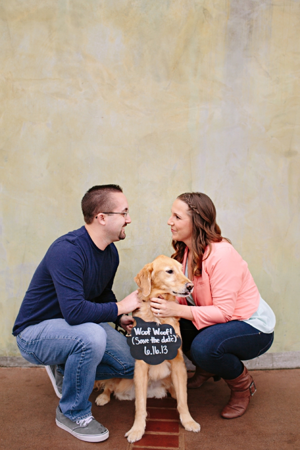 The Cutest Engagement Shoot with a Pup from Mirelle Carmichael Photography
