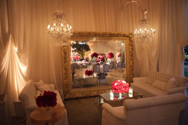 Beverly Hills Hotel- Red and White Wedding