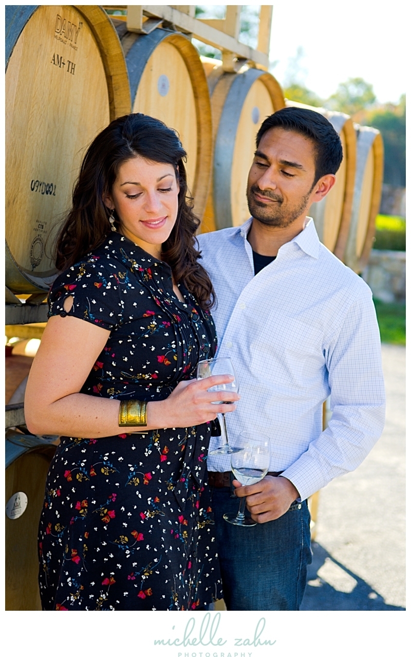 Engagement: Wine & Yoga in Dickerson, MD