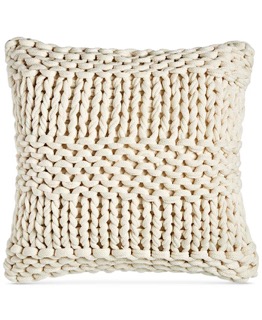 Chunky Knit Decorative Pillow Image 1