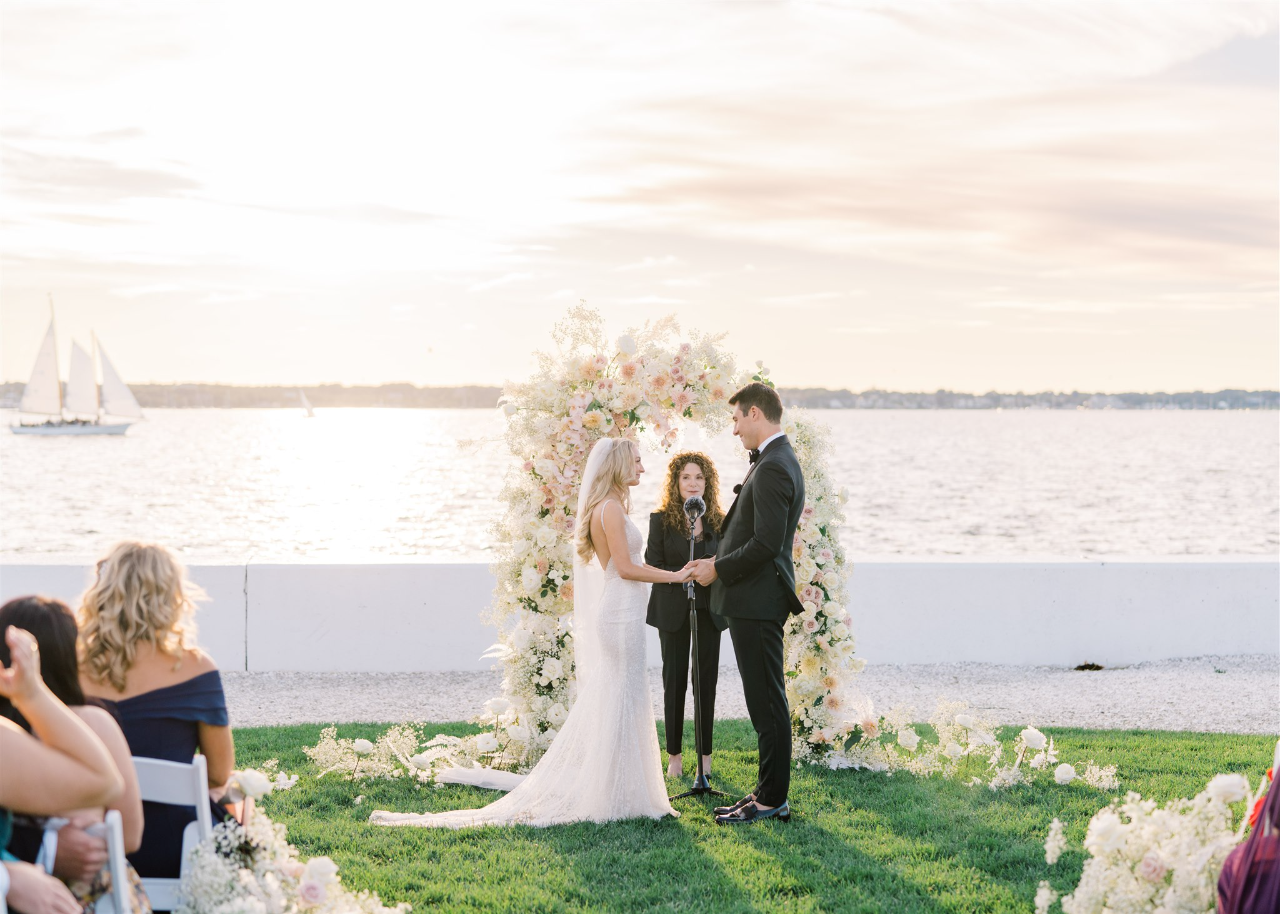 Photo by Lauren Fair Photography, Featured in A Classic Fall Wedding at The Brenton Hotel