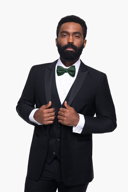 Black Peak Lapel Tuxedo Image 1
